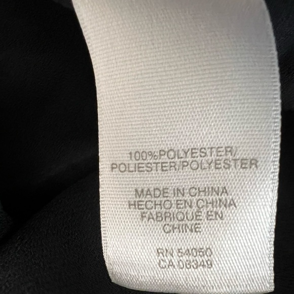 💥2/$15 Jones New York black brown leopard print long sleeve button down top 18W - Picture 8 of 8